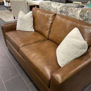 Highland Sloped leather sofa
